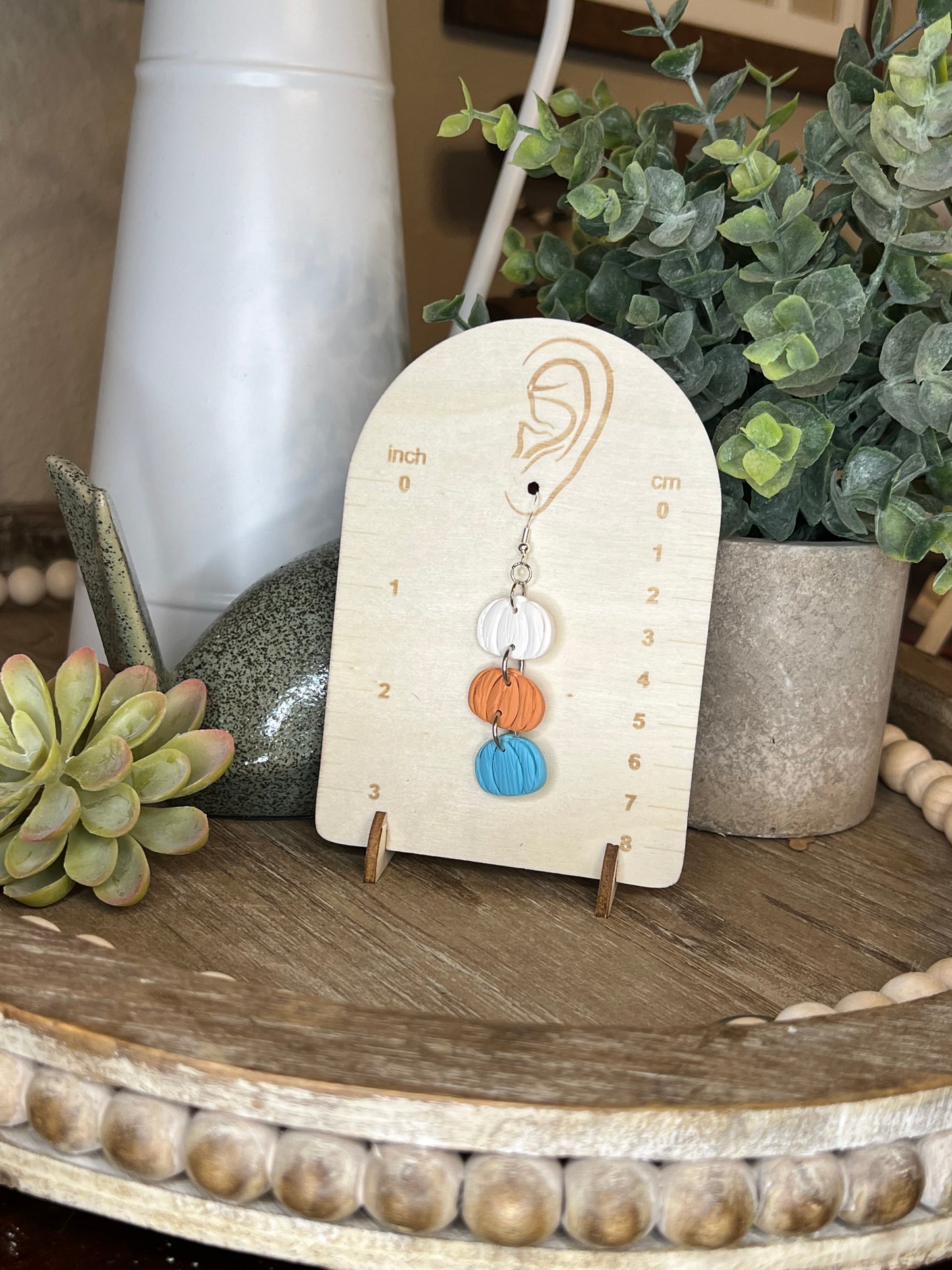 Pumpkin Trio Earrings