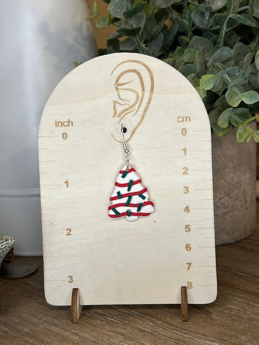 Christmas Cake Dangle Earrings