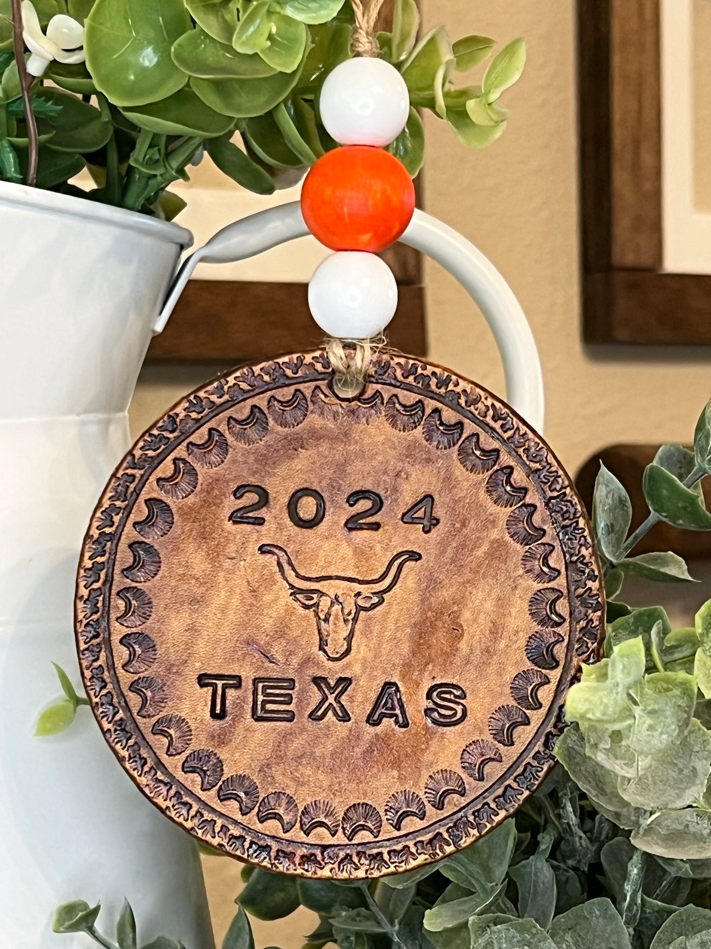 Texas Leather 2024 Ornament