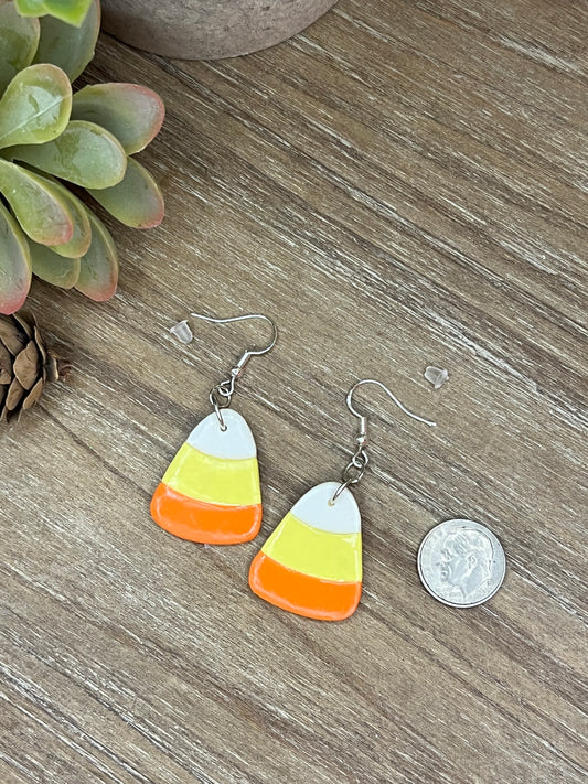 Candy Corn Hook Earrings