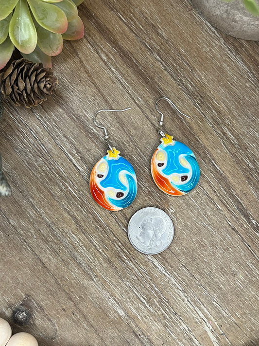 Colorful Nativity Dangle Earrings