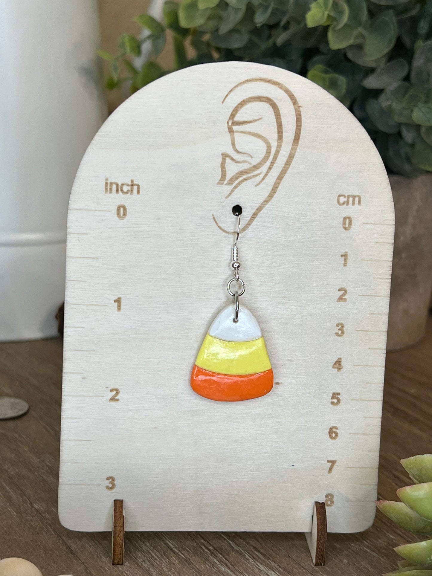 Candy Corn Hook Earrings