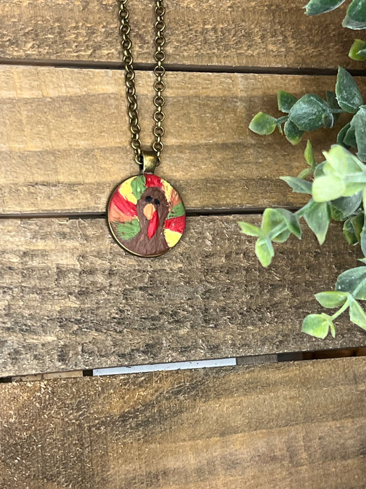 Turkey Pendant Necklace