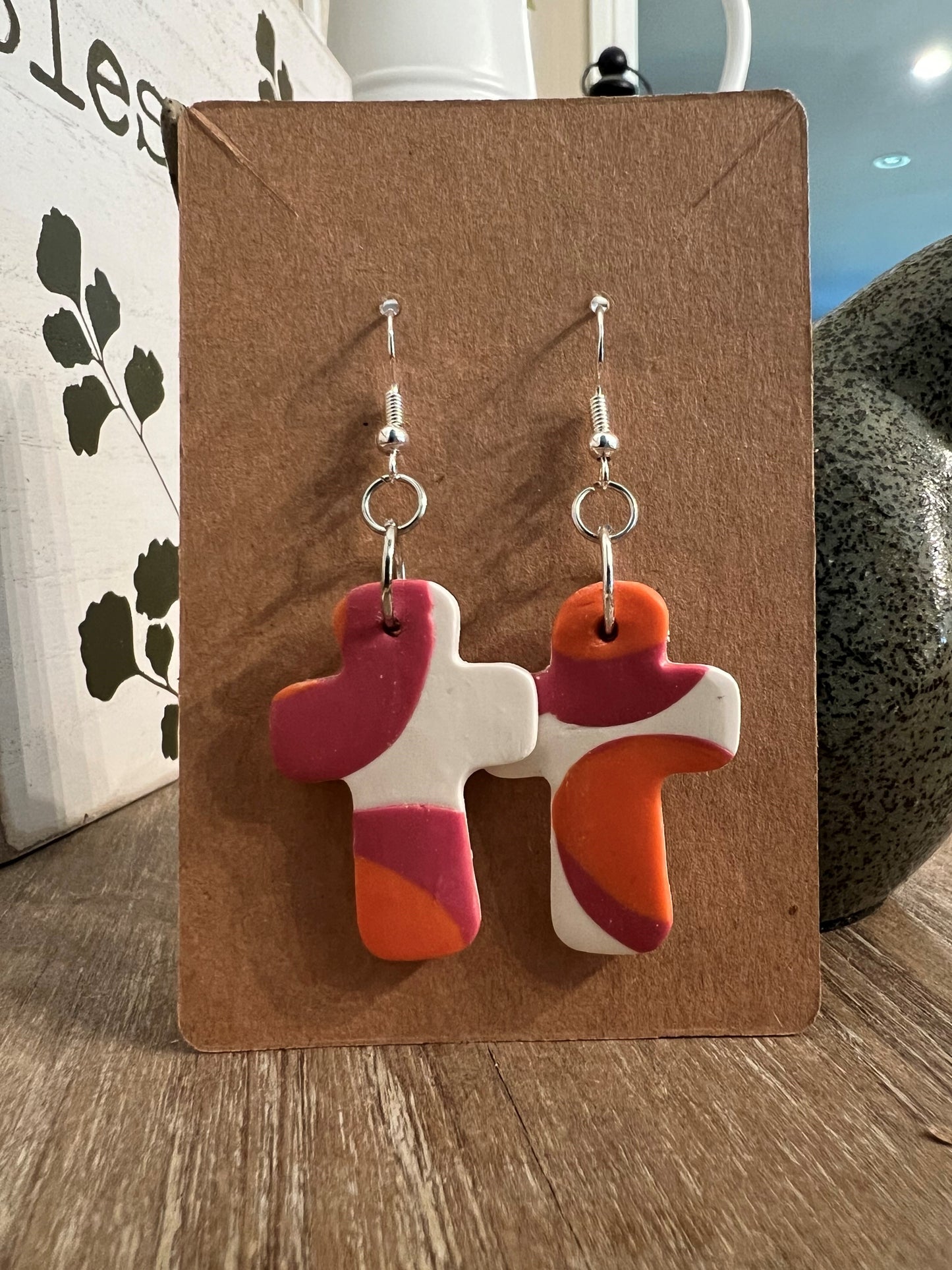 Abstract Dangle Earrings