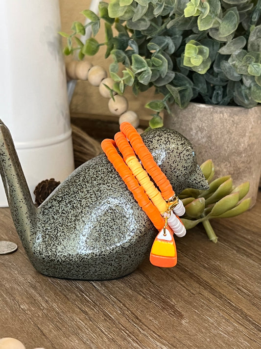 Candy Corn Bracelet Set